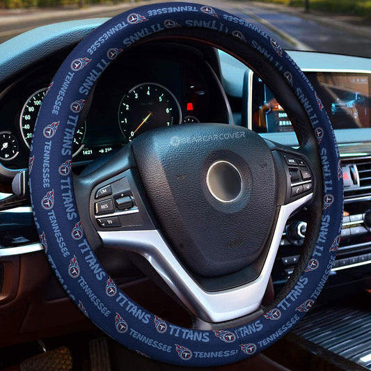 Tennessee Titans Steering Wheel Cover Sporty Team Collection - Gearcarcover - 1