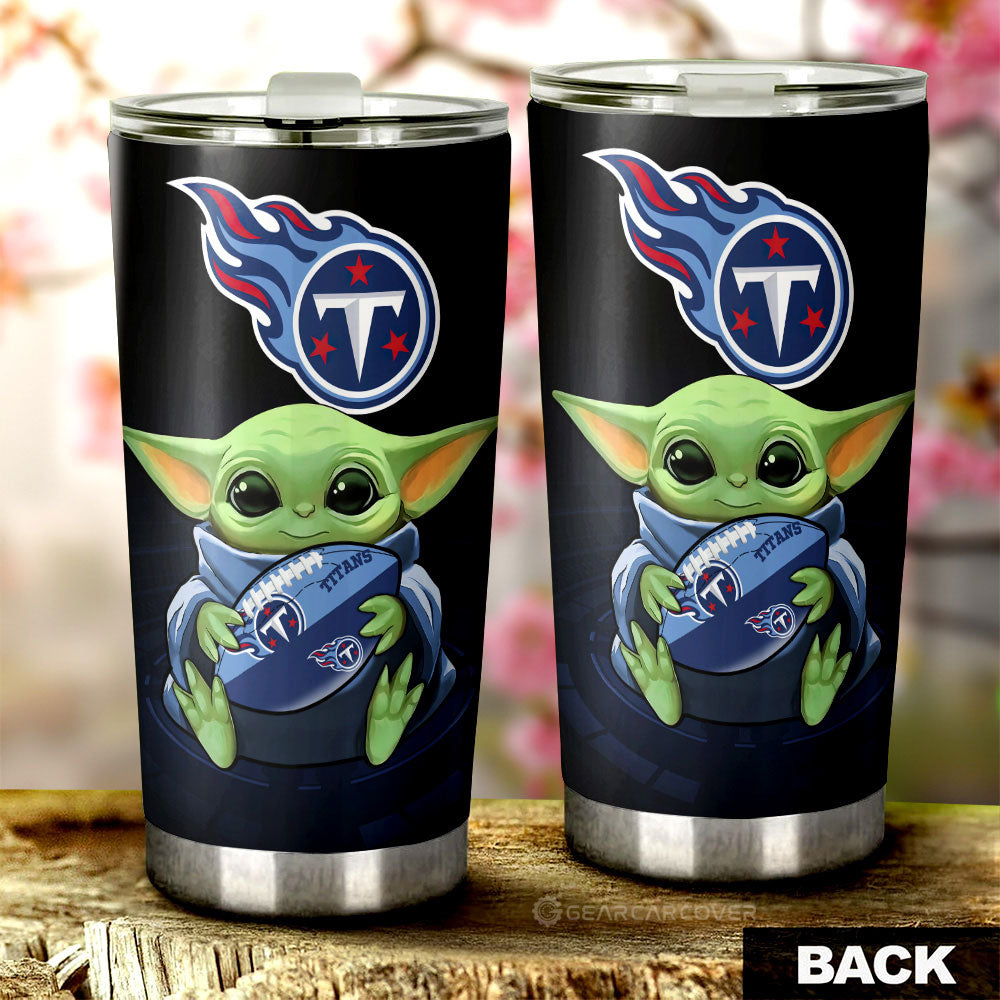 Tennessee Titans Tumbler Cup Custom Car Accessories For Fan - Gearcarcover - 2