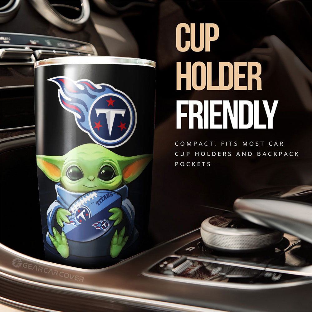 Tennessee Titans Tumbler Cup Custom Car Accessories For Fan - Gearcarcover - 3
