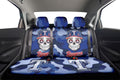 Texas Rangers Car Back Seat Covers Skull Theme Collection - Gearcarcover - 2