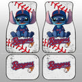 Texas Rangers Car Floor Mats Stitch Theme Collection - Gearcarcover - 1