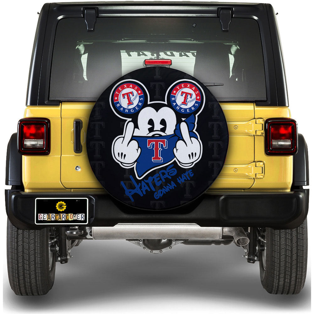 Texas Rangers Spare Tire Covers Custom Car Accessories - Gearcarcover - 1