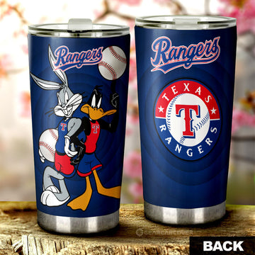 Texas Rangers Tumbler Cup Custom Car Accessories - Gearcarcover - 1