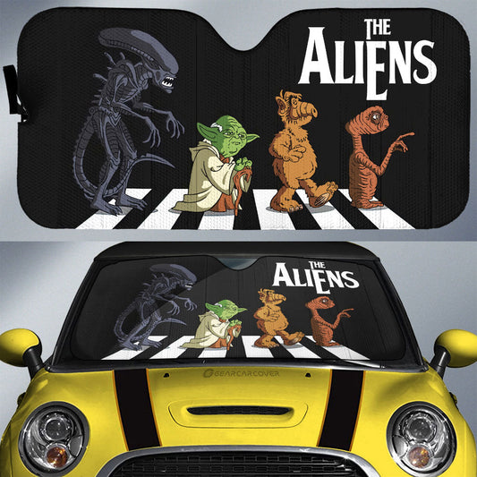 The Aliens Crosswalk Car Sunshade Custom Car Accessories - Gearcarcover - 1