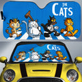 The Cats Crosswalk Car Sunshade Custom Car Accessories - Gearcarcover - 1