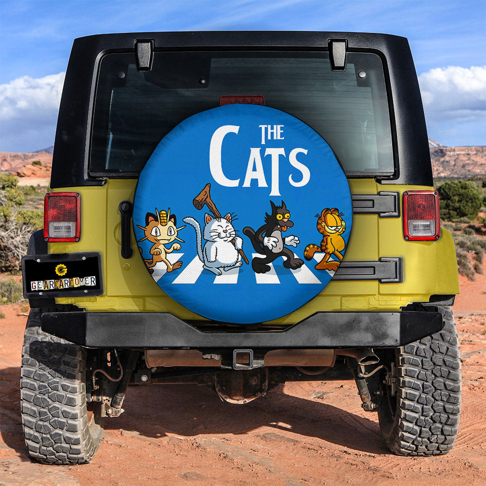 The Cats Crosswalk Spare Tire Covers Custom Car Accessories - Gearcarcover - 2