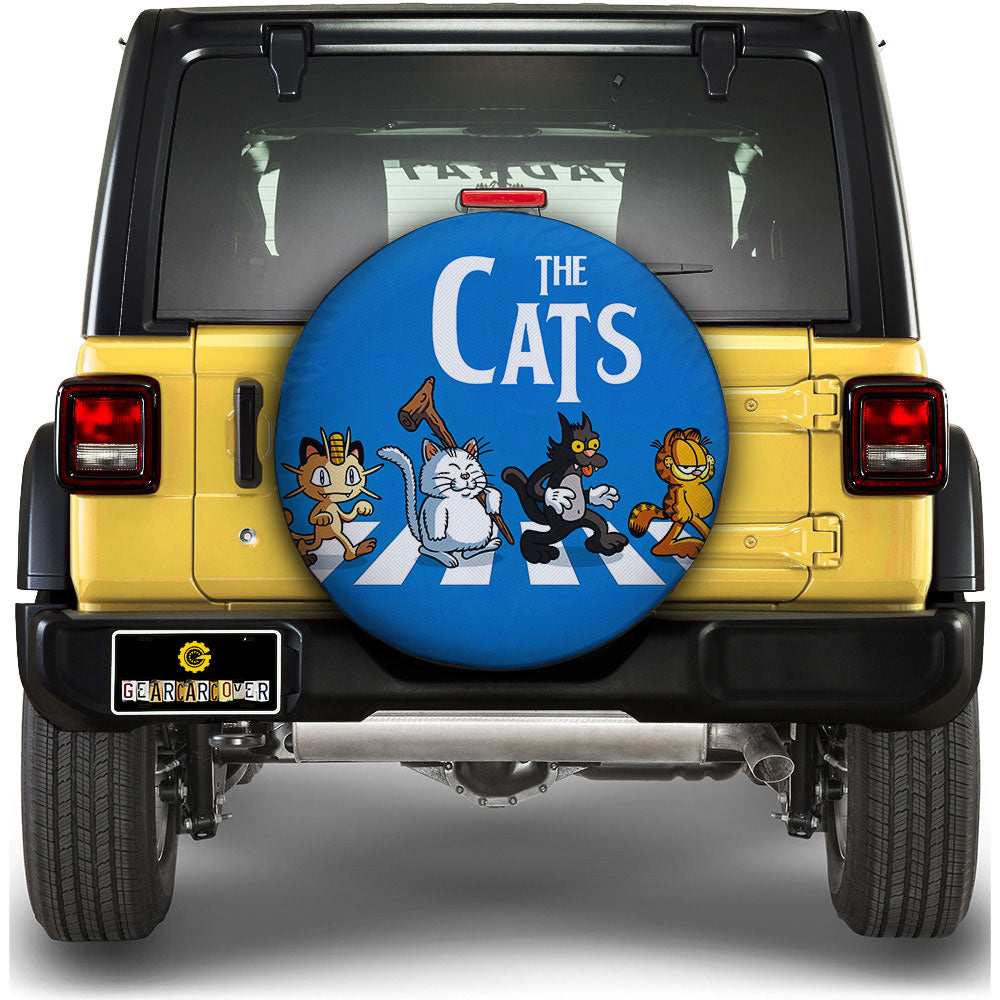 The Cats Crosswalk Spare Tire Covers Custom Car Accessories - Gearcarcover - 1