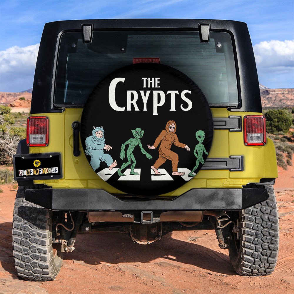 The Crypts Crosswalk Spare Tire Covers Custom Car Accessories - Gearcarcover - 2