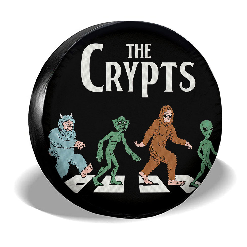 The Crypts Crosswalk Spare Tire Covers Custom Car Accessories - Gearcarcover - 3