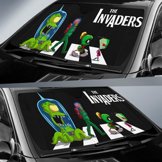 The Invaders Crosswalk Car Sunshade Custom Car Accessories - Gearcarcover - 2