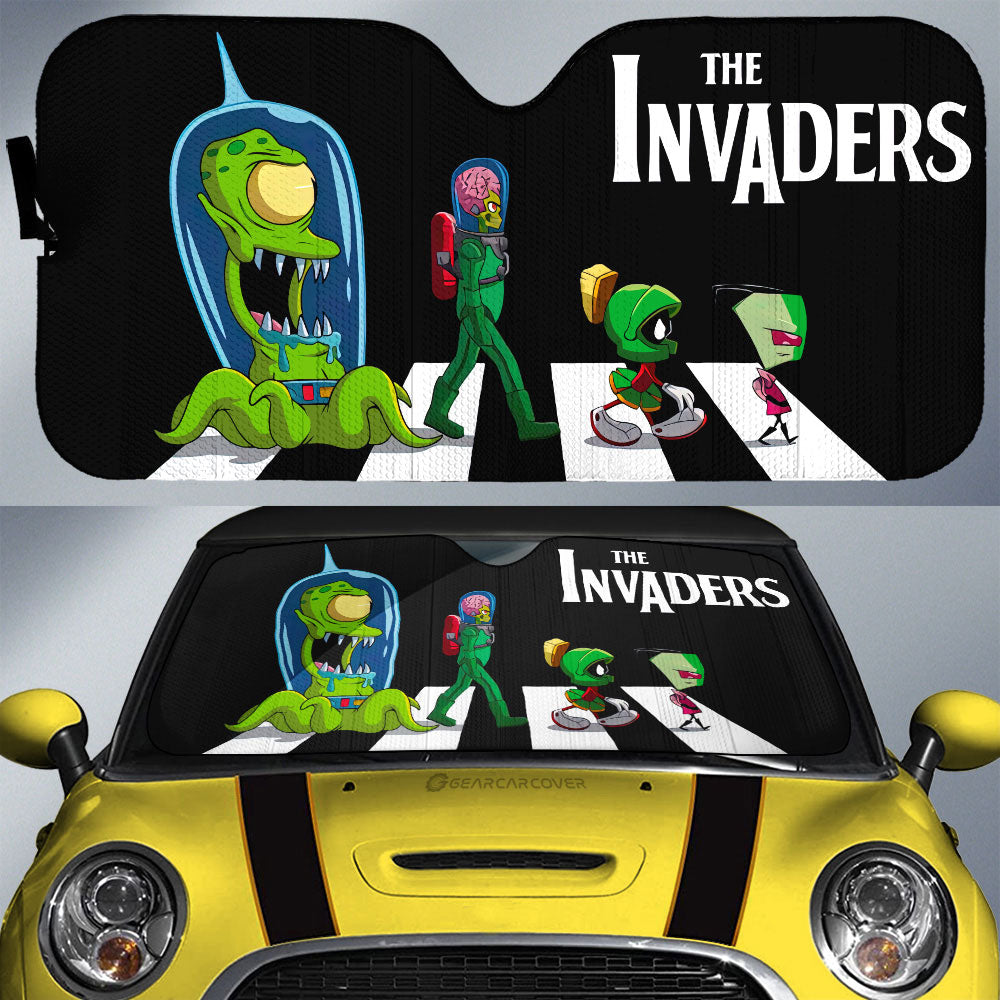 The Invaders Crosswalk Car Sunshade Custom Car Accessories - Gearcarcover - 1