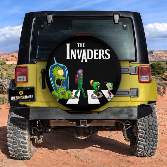 The Invaders Crosswalk Spare Tire Covers Custom Car Accessories - Gearcarcover - 2