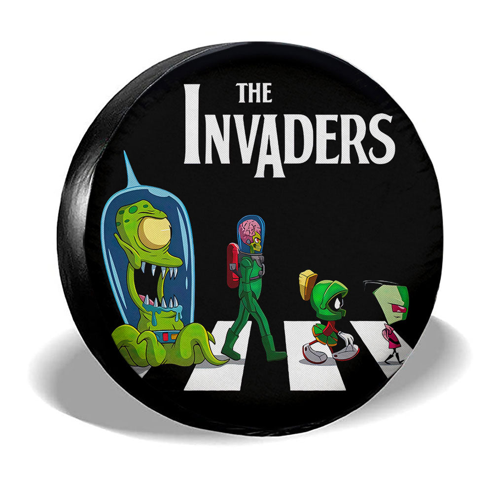 The Invaders Crosswalk Spare Tire Covers Custom Car Accessories - Gearcarcover - 3