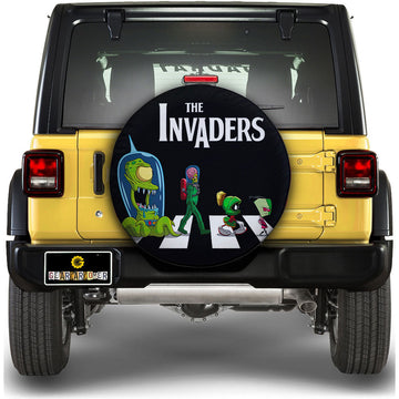 The Invaders Crosswalk Spare Tire Covers Custom Car Accessories - Gearcarcover - 1