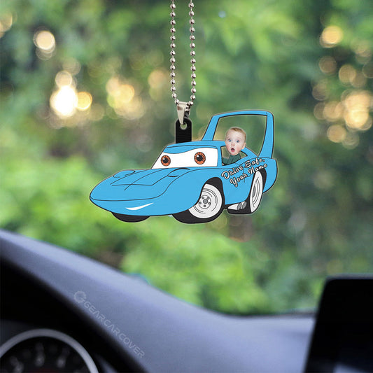 The King Strip Weathers Ornament Personalized Baby Face Collection - Gearcarcover - 2
