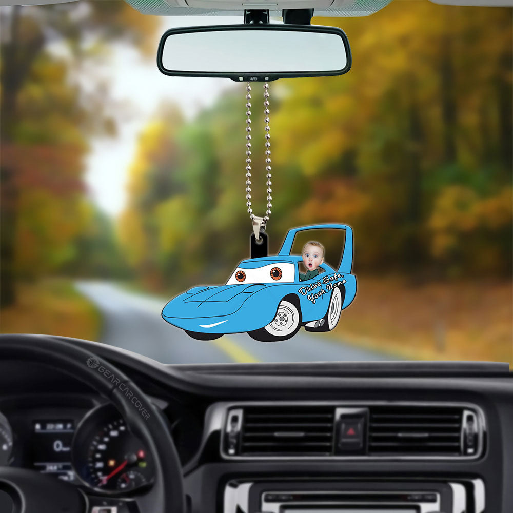 The King Strip Weathers Ornament Personalized Baby Face Collection - Gearcarcover - 3