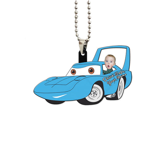 The King Strip Weathers Ornament Personalized Baby Face Collection - Gearcarcover - 1