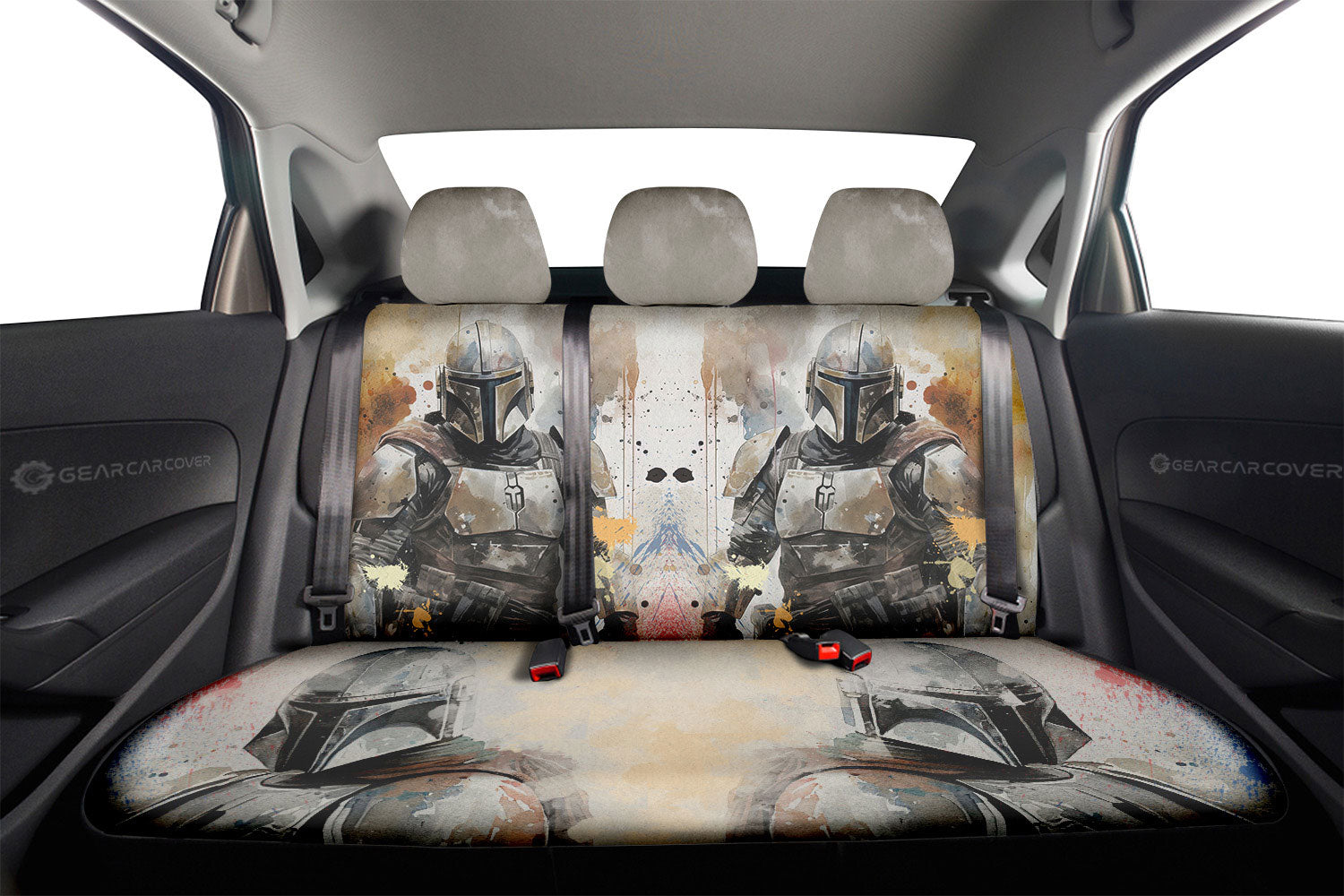 The Mandalorian Car Back Seat Covers Collection - Gearcarcover - 2