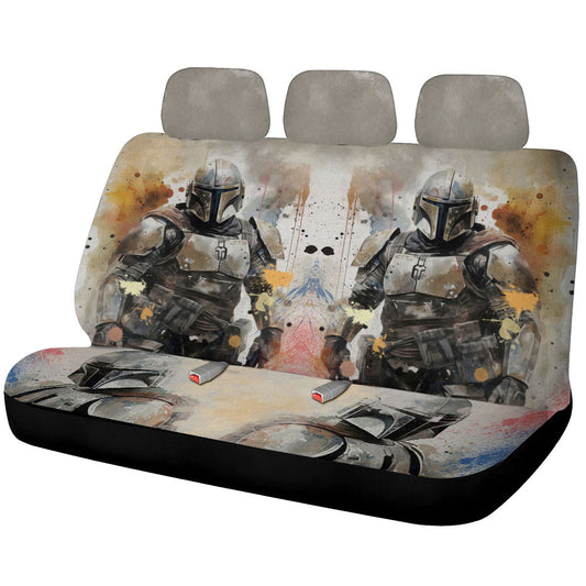 The Mandalorian Car Back Seat Covers Collection - Gearcarcover - 1