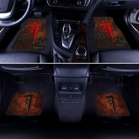 The Mark of Cain Car Floor Mats Custom Supernatural Car Accessories - Gearcarcover - 2