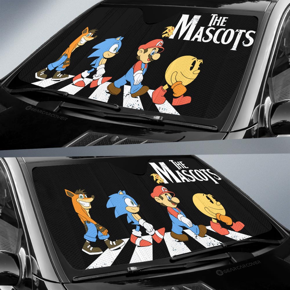 The Mascots Crosswalk Car Sunshade Custom Car Accessories - Gearcarcover - 2