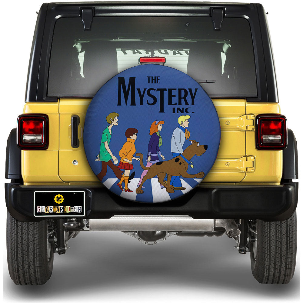 The Mystery Inc Crosswalk Spare Tire Covers Custom Car Accessories - Gearcarcover - 1