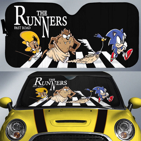 The Runners Crosswalk Car Sunshade Custom Car Accessories - Gearcarcover - 1