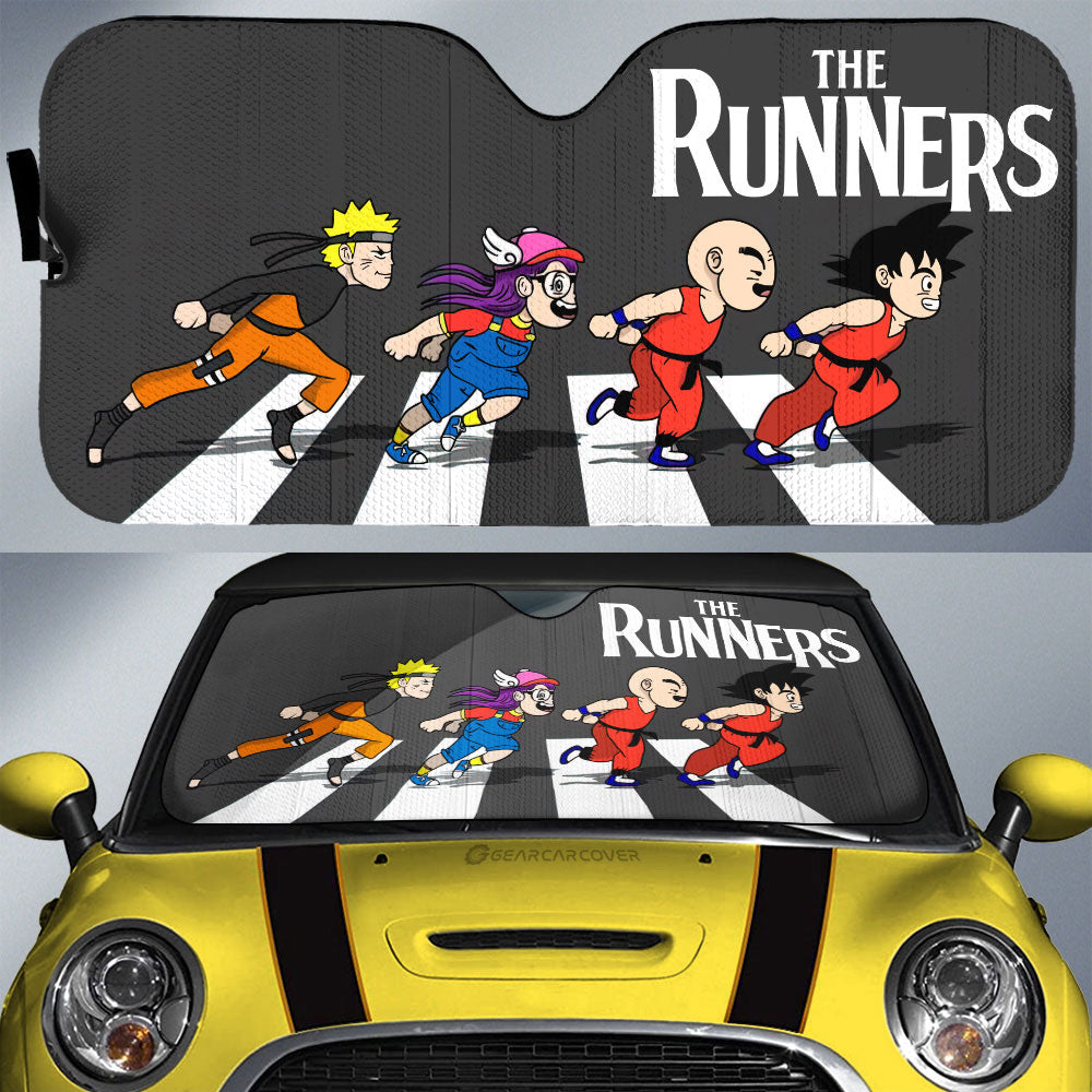 The Runners Crosswalk Car Sunshade Custom Car Accessories - Gearcarcover - 1