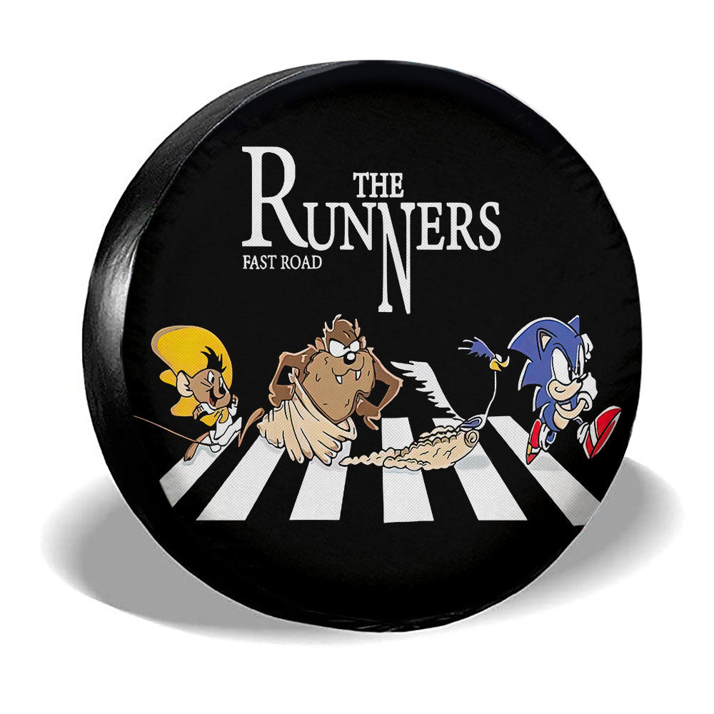 The Runners Crosswalk Spare Tire Covers Custom Car Accessories - Gearcarcover - 3