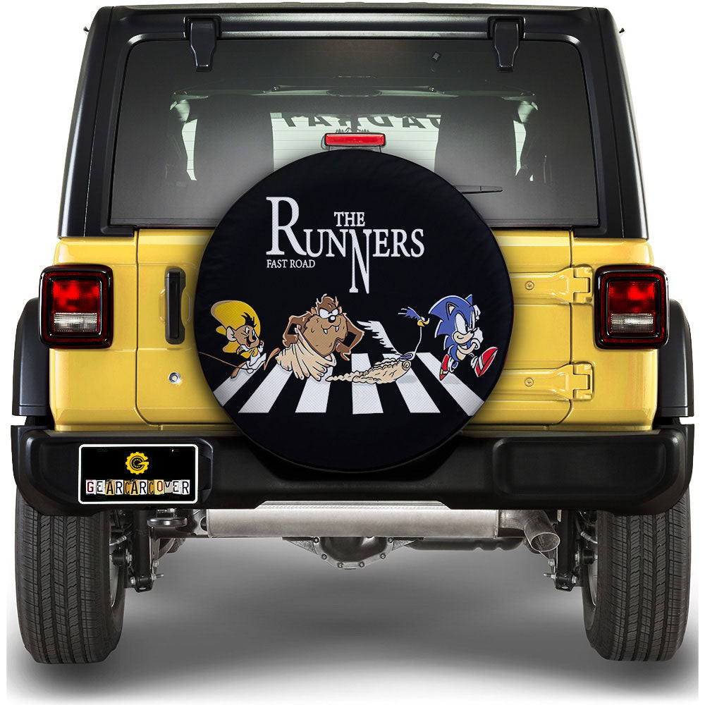 The Runners Crosswalk Spare Tire Covers Custom Car Accessories - Gearcarcover - 1