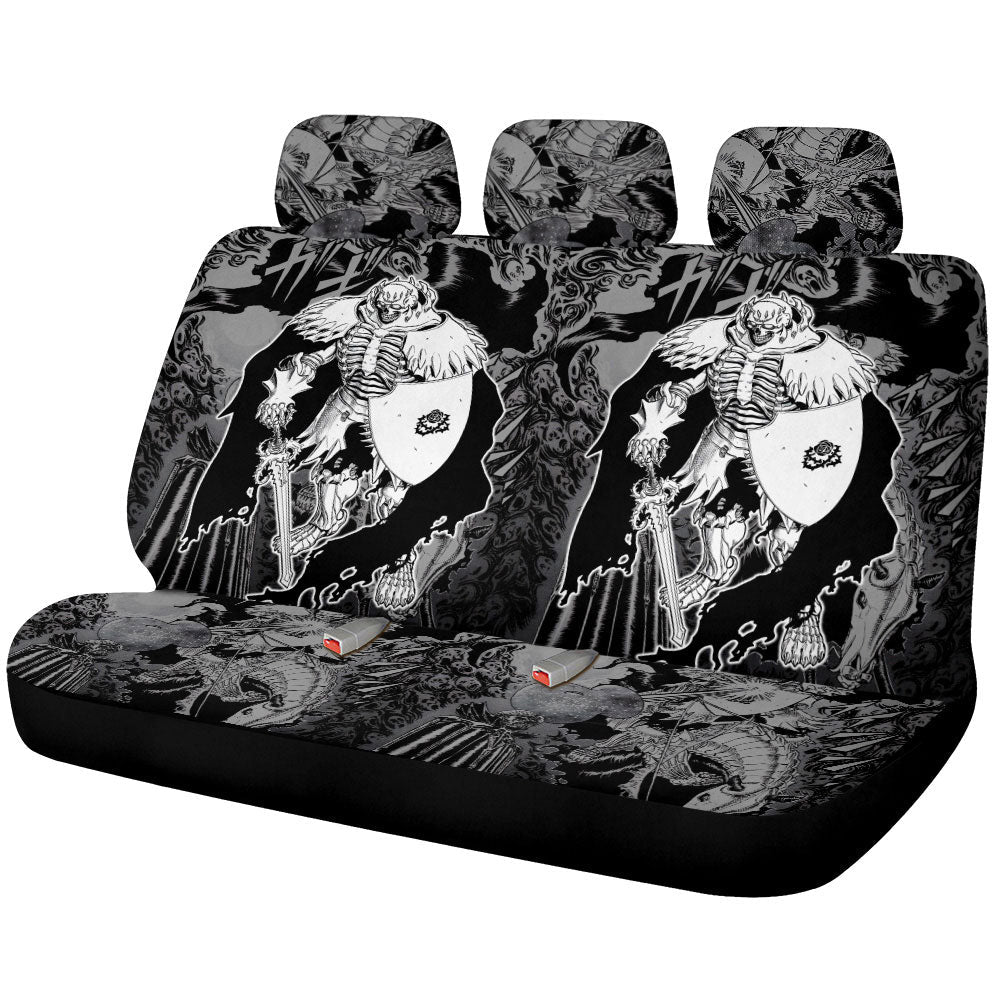 The Skull Knight Car Back Seat Covers Custom Car Accessories - Gearcarcover - 1