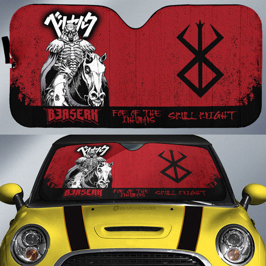 The Skull Knight Car Sunshade Custom Car Accessories - Gearcarcover - 1