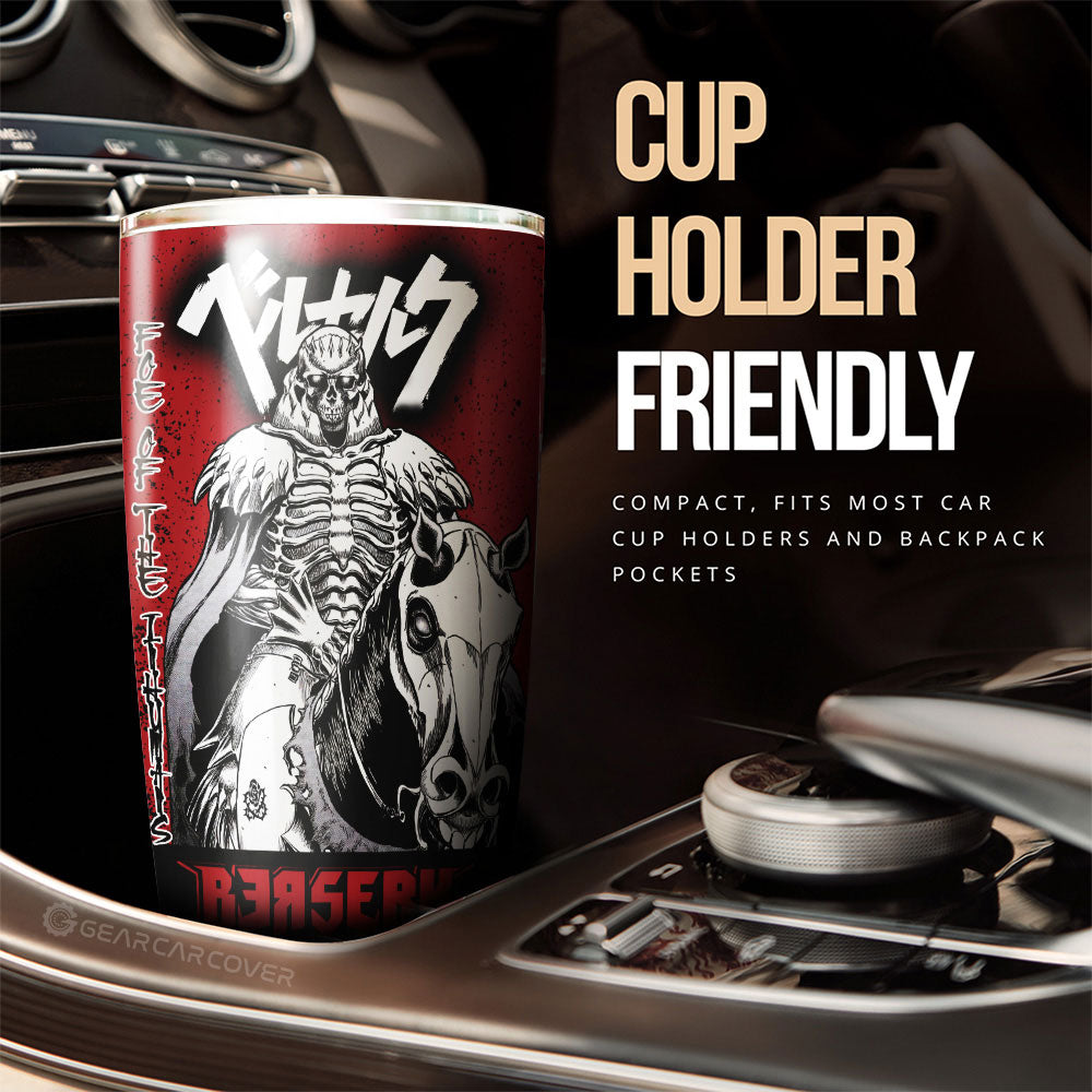 The Skull Knight Tumbler Cup Custom Car Accessories - Gearcarcover - 3