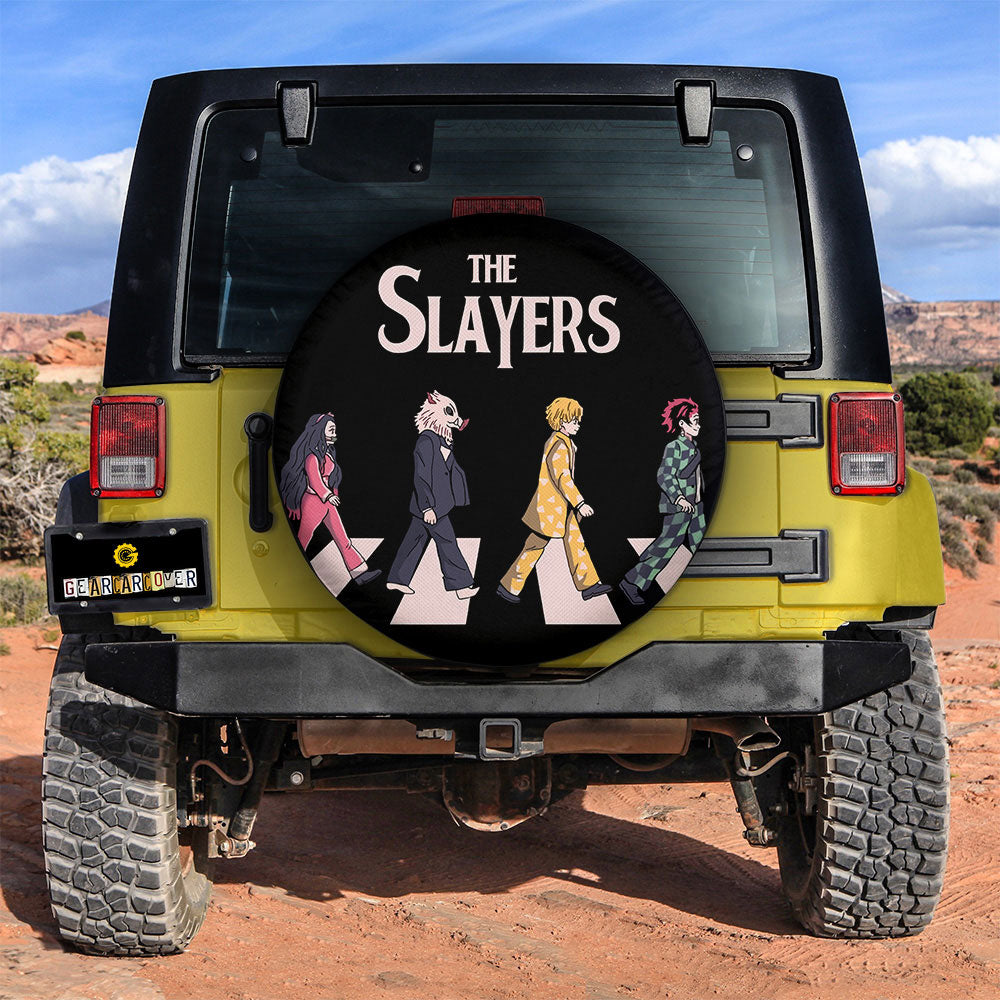 The Slayers Crosswalk Spare Tire Covers Custom Car Accessories - Gearcarcover - 2