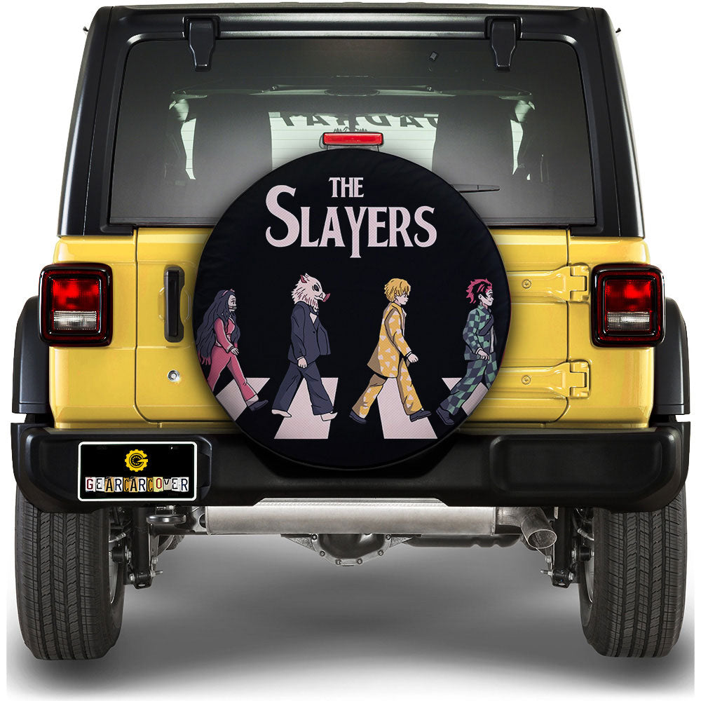 The Slayers Crosswalk Spare Tire Covers Custom Car Accessories - Gearcarcover - 1