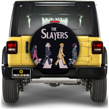 The Slayers Crosswalk Spare Tire Covers Custom Car Accessories - Gearcarcover - 1