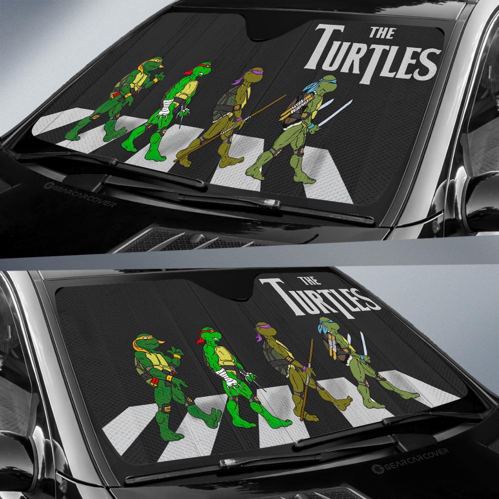 The Turtles Crosswalk Car Sunshade Custom Car Accessories - Gearcarcover - 2