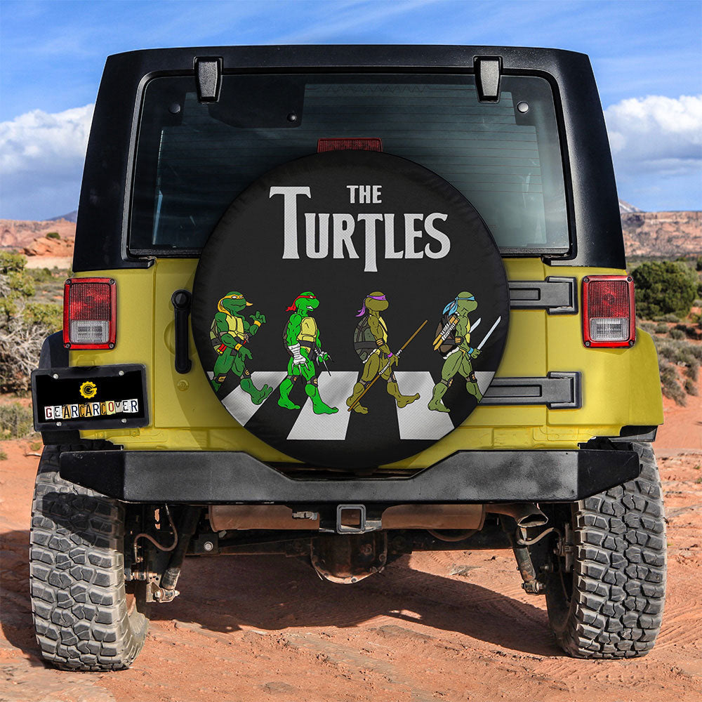 The Turtles Crosswalk Spare Tire Covers Custom Car Accessories - Gearcarcover - 2