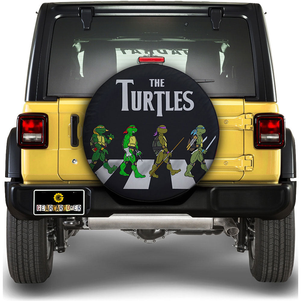 The Turtles Crosswalk Spare Tire Covers Custom Car Accessories - Gearcarcover - 1