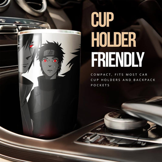 The Uchiha Clan Tumbler Stainless Steel Custom Anime - Gearcarcover - 2
