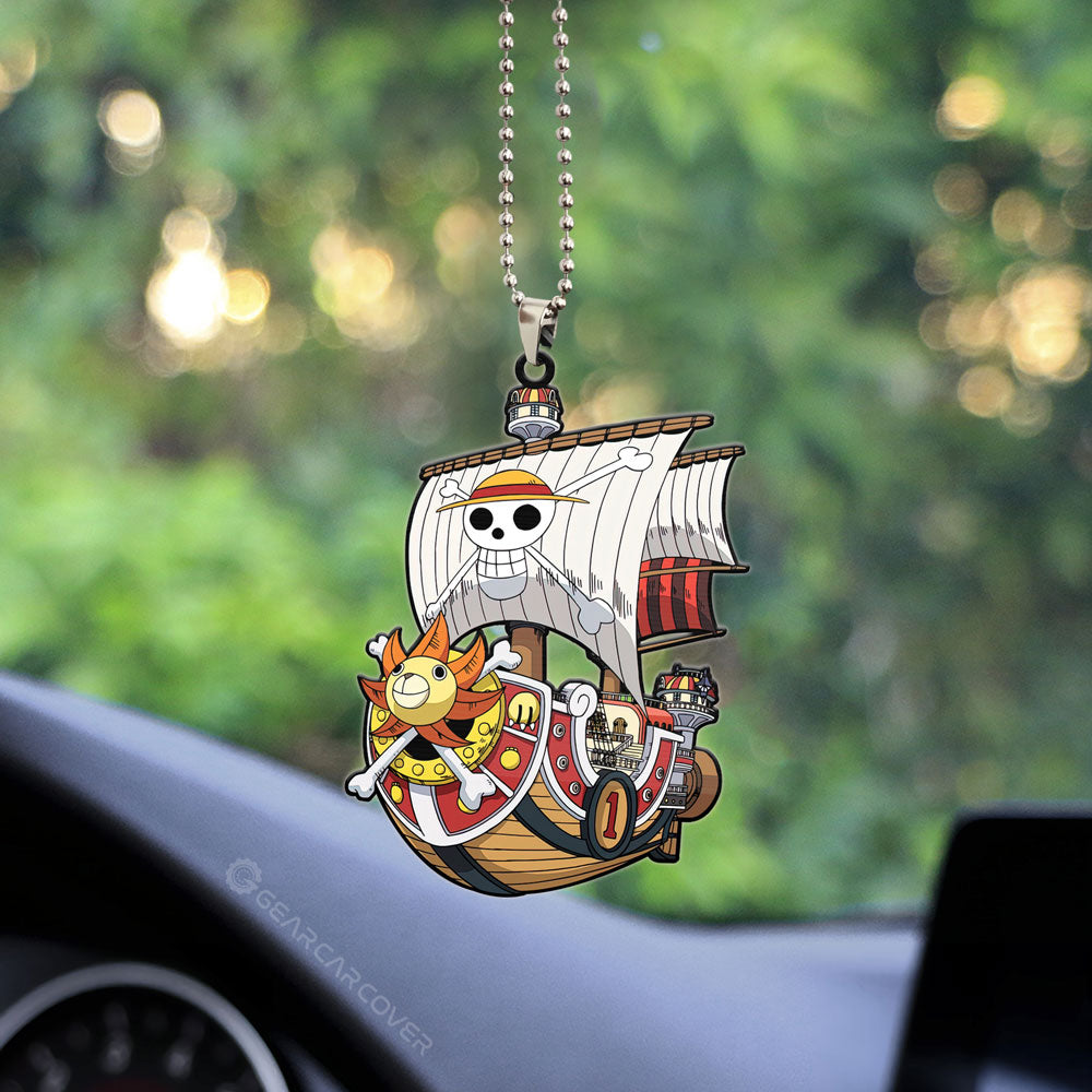 Thousand Sunny Ornament Custom Anime Car Accessories - Gearcarcover - 2