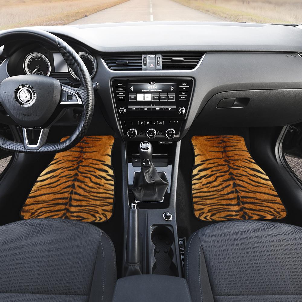 Tiger Car Floor Mats Printed Custom Animal Skin Car Accessories - Gearcarcover - 2