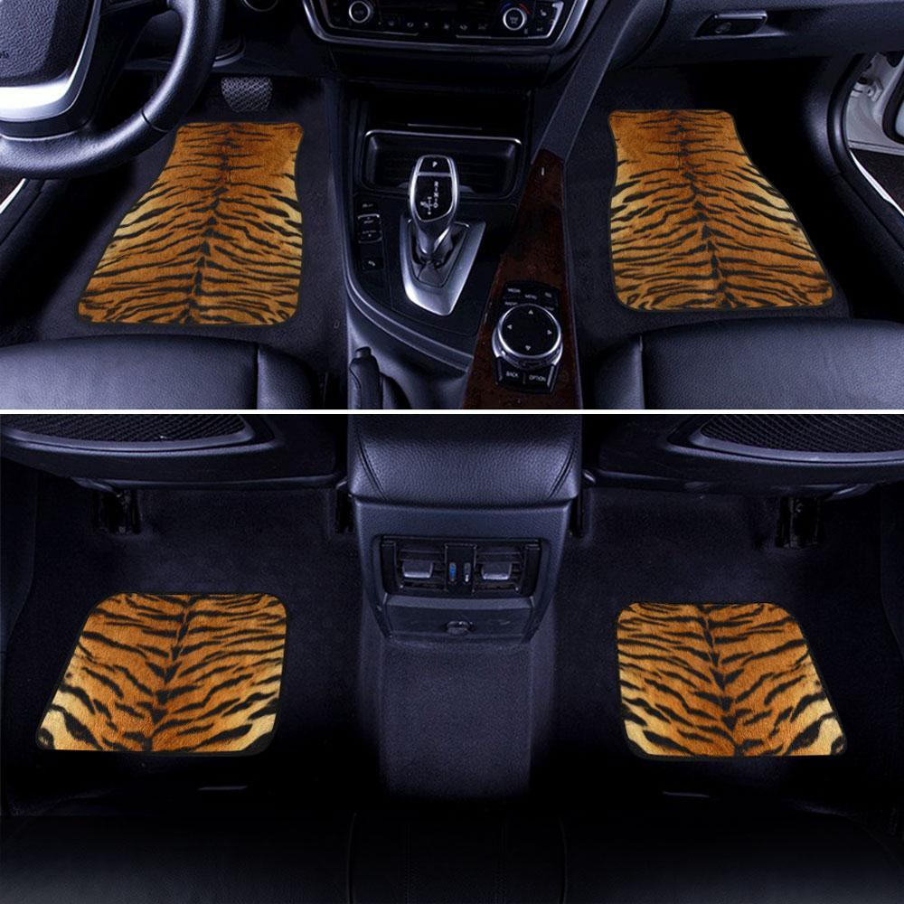 Tiger Car Floor Mats Printed Custom Animal Skin Car Accessories - Gearcarcover - 1