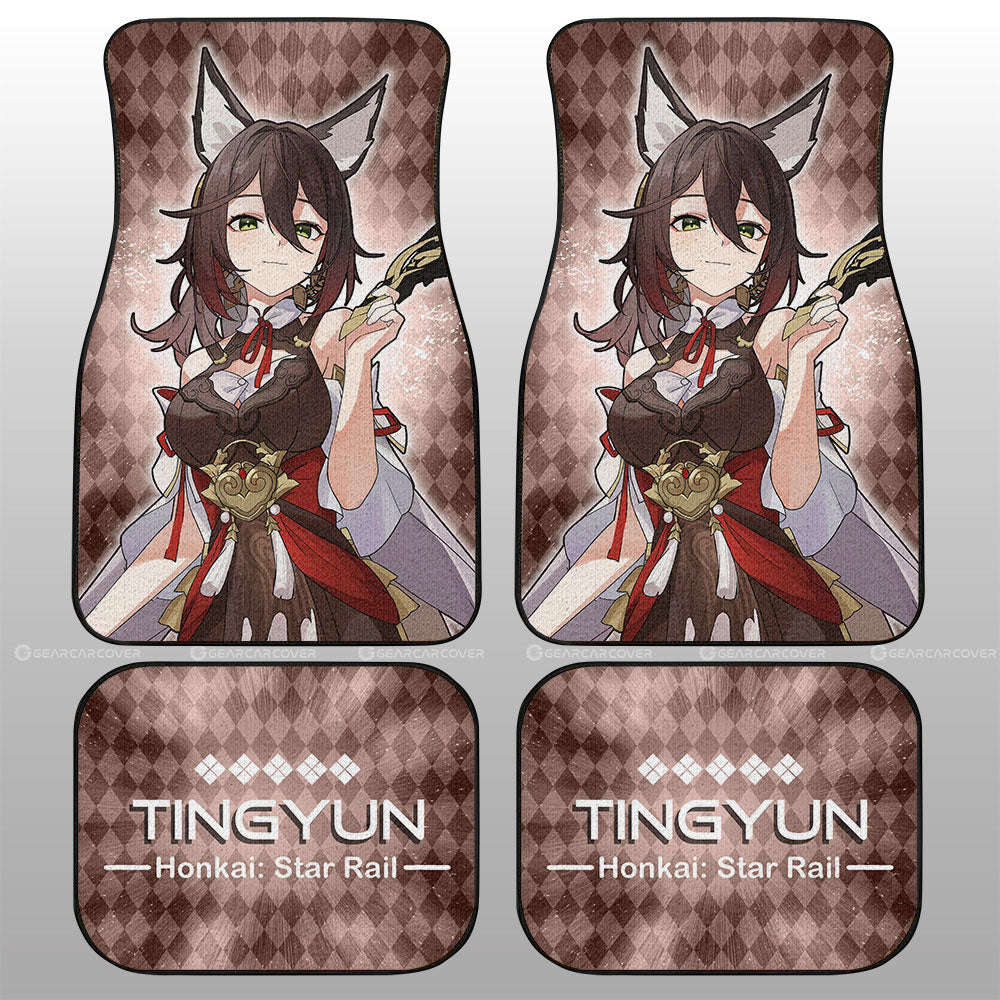 Tingyun Car Floor Mats Custom Honkai Star Rail Car Accessories - Gearcarcover - 1