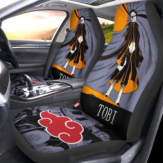 Tobi Car Seat Covers Custom Anime Car Accessories Manga Color Style - Gearcarcover - 2