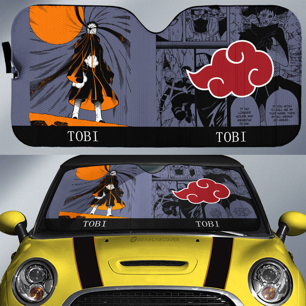 Tobi Car Sunshade Custom Car Accessories Manga Color Style - Gearcarcover - 1