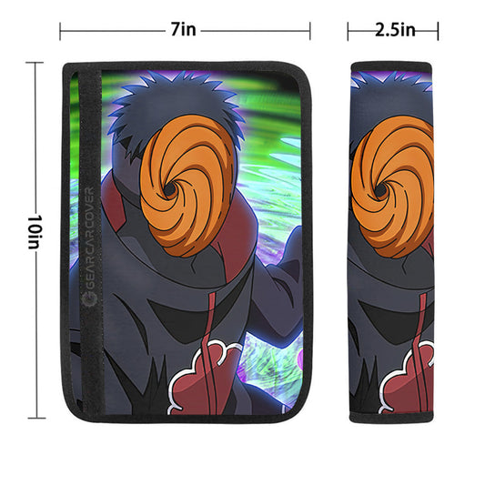 Tobi Seat Belt Covers Custom For Anime Fans - Gearcarcover - 1