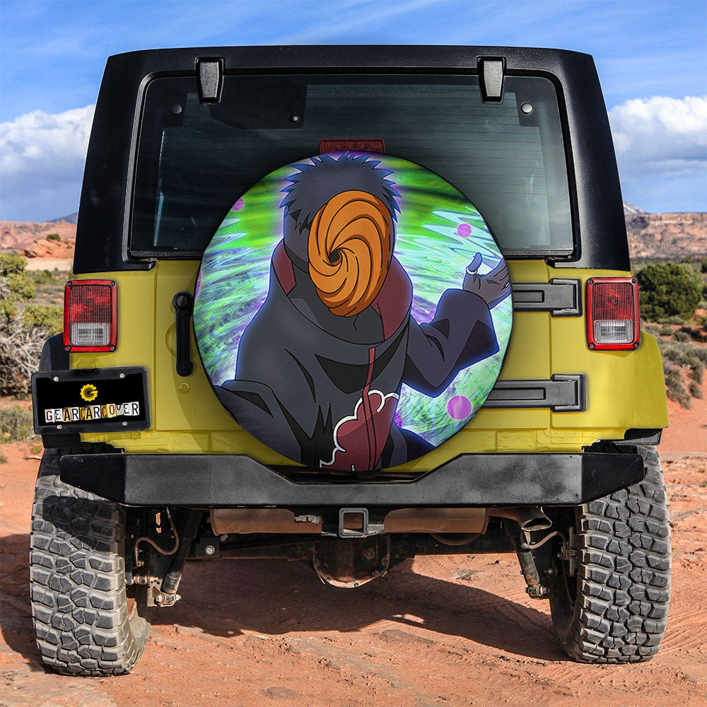 Tobi Spare Tire Covers Custom For Anime Fans - Gearcarcover - 3