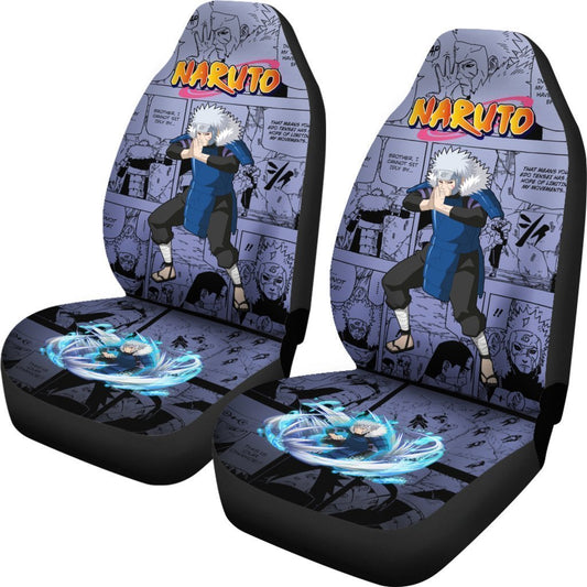 Tobirama Jutsu Car Seat Covers Custom Manga Anime Car Accessories - Gearcarcover - 2