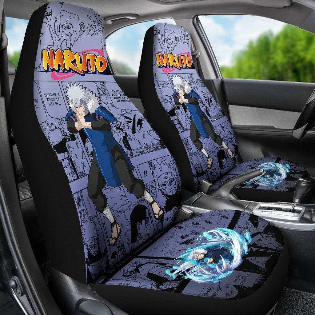 Tobirama Jutsu Car Seat Covers Custom Manga Anime Car Accessories - Gearcarcover - 3
